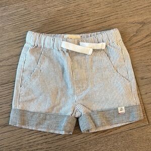 Striped Gray Kids Shorts